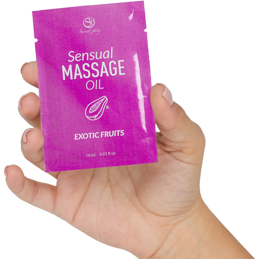 Huile de massage monodose Fruits Exotiques 10 ml – SecretPlay – image 2