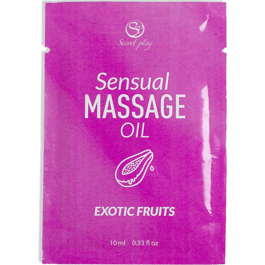 Huile de massage monodose Fruits Exotiques 10 ml – SecretPlay – image 1