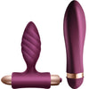 CLIMAXIMUM - Kit desire vibrateur torsadé + plug anal – vue 1