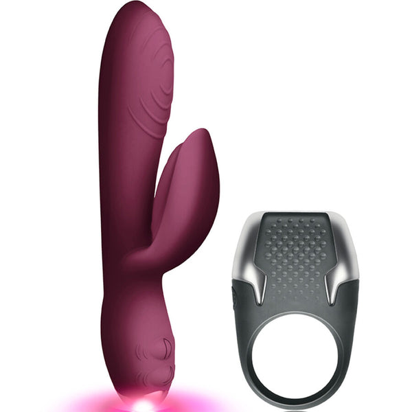 CLIMAXIMUM - Lamour kit vibrateur rabbit + anneau pénitensif à LED – vue 1