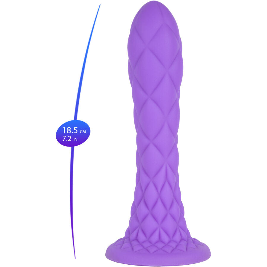 SILEXD - Dreamy dildo fantasy silicone liquide thermoréactif violet 18,5 cm – vue 6