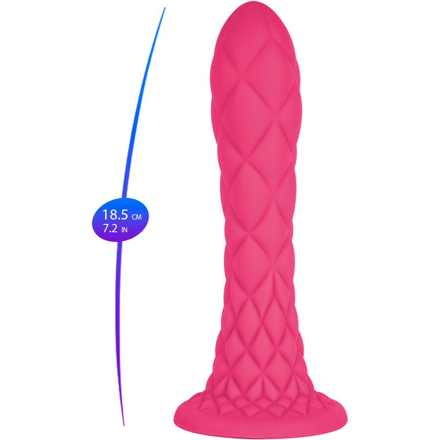 SILEXD - Dreamy dildo fantasy silicone liquide thermoreactif fuchsia 18,5 cm – vue 6