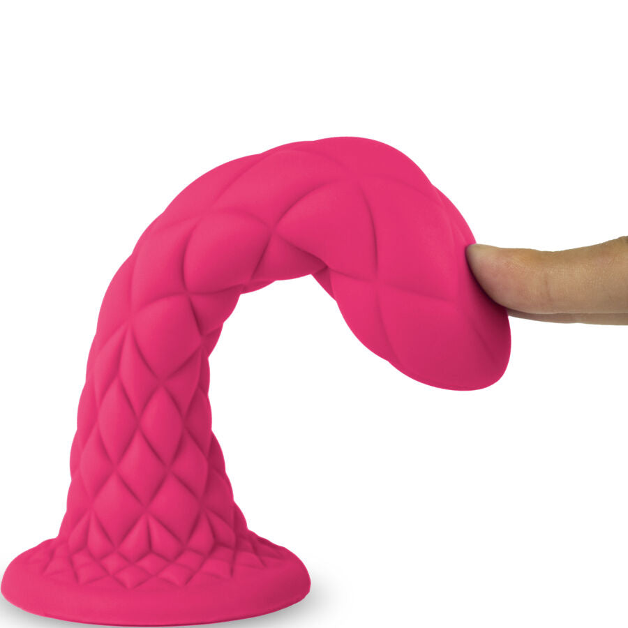 SILEXD - Dreamy dildo fantasy silicone liquide thermoreactif fuchsia 18,5 cm – vue 4