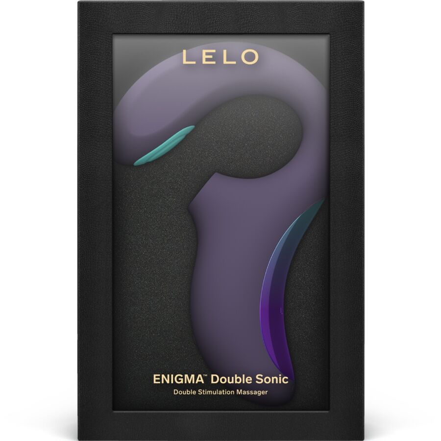 LELO - ENIGMA DOUBLE VIBRATEUR SONIQUE POINT G CYBER VIOLET – vue 4