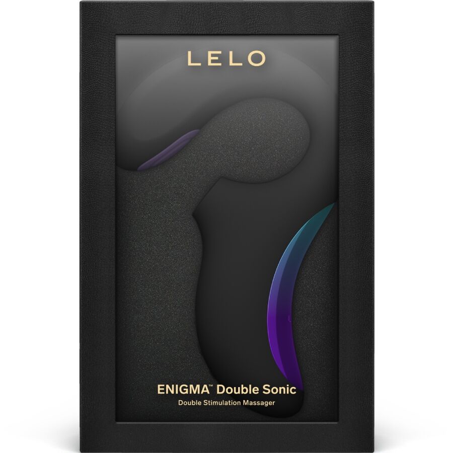 Double stimulateur LELO Enigma noir nouvelle génération – vue 4