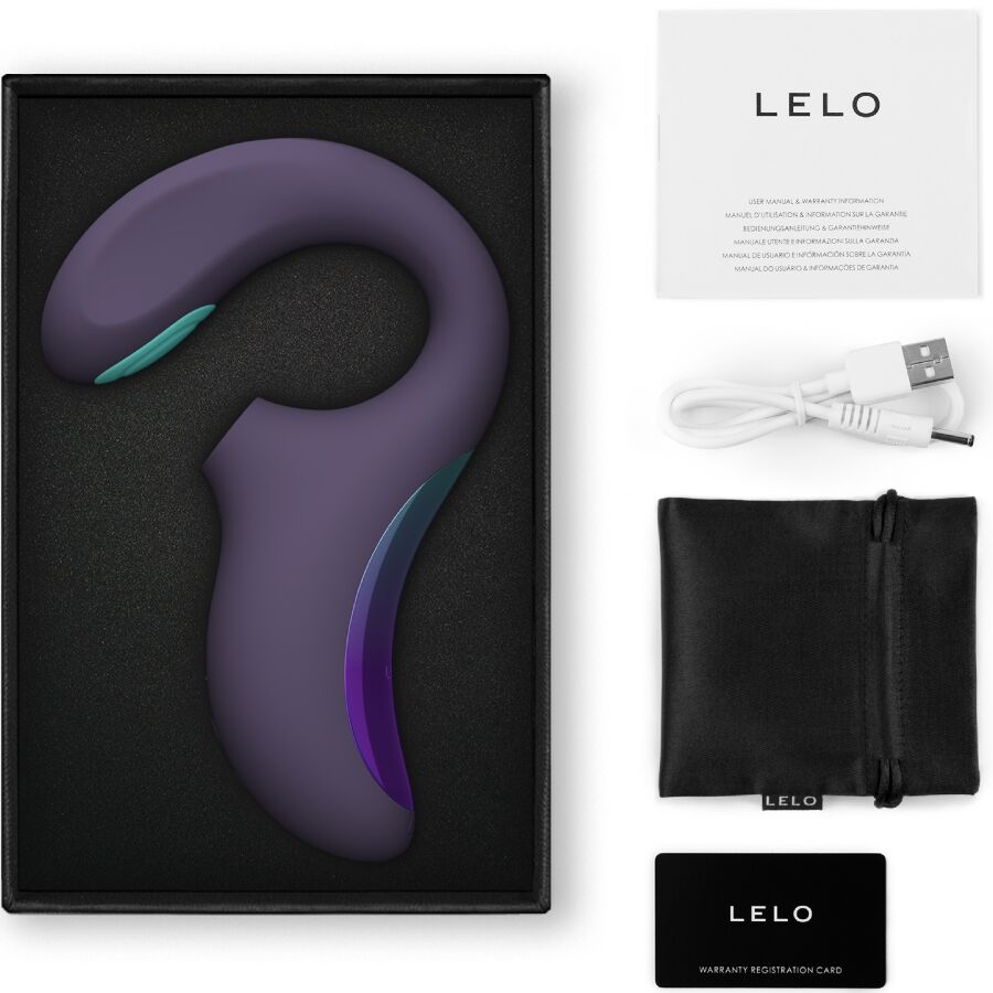 LELO - ENIGMA DOUBLE VIBRATEUR SONIQUE POINT G CYBER VIOLET – vue 3