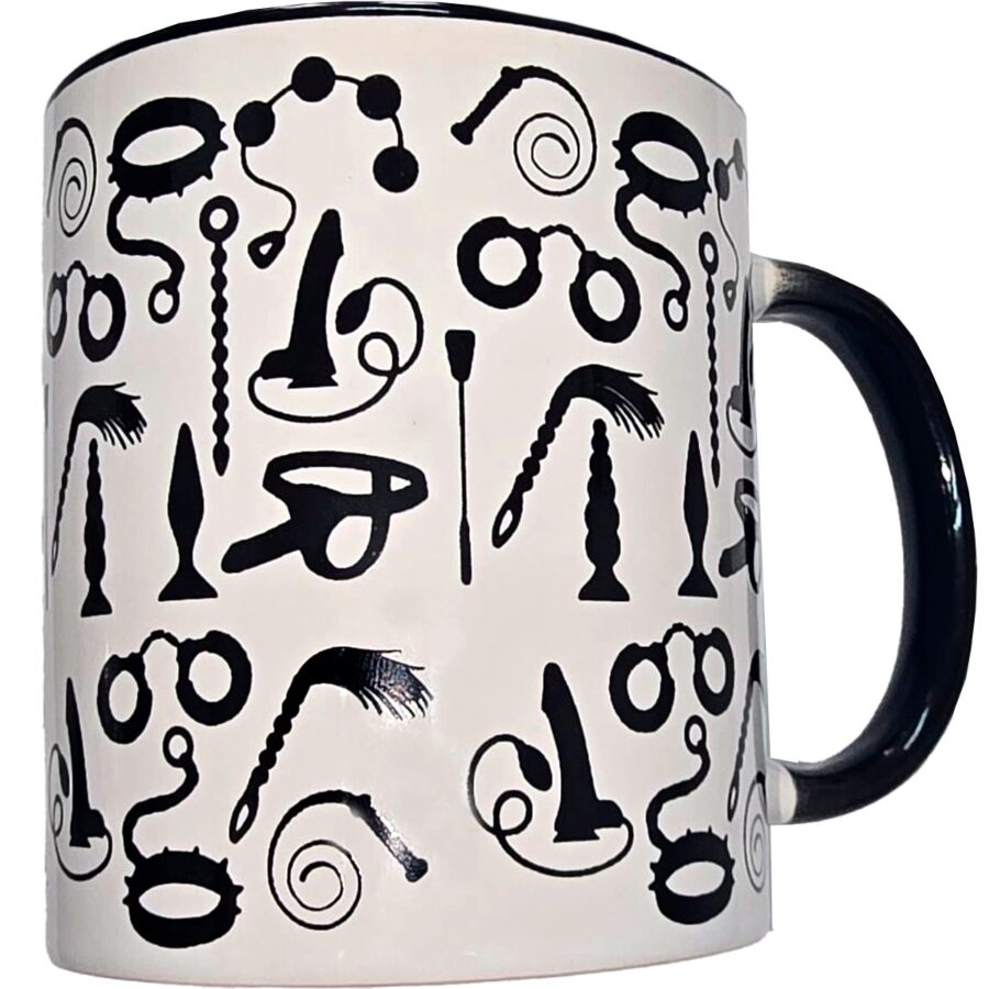 Mug Bondage 370 ml avec anse noire – Diablo Picante