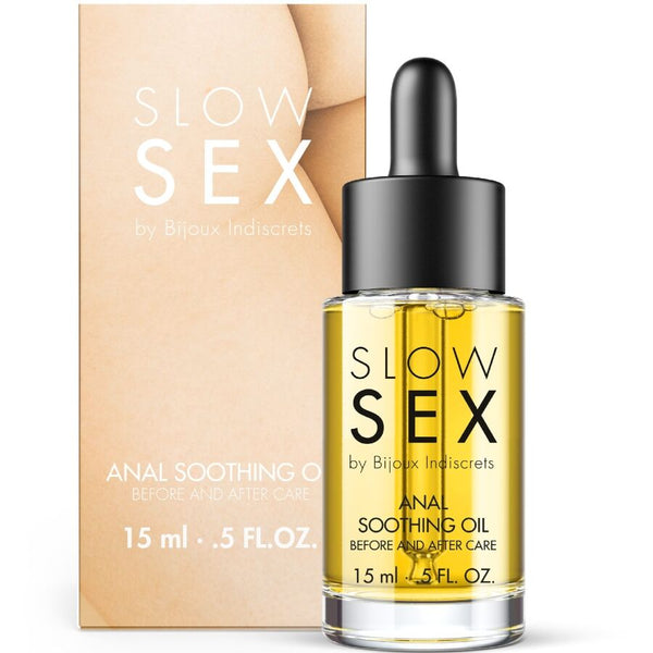 Huile anale apaisante Slow Sex 15 ml – Bijoux Indiscrets