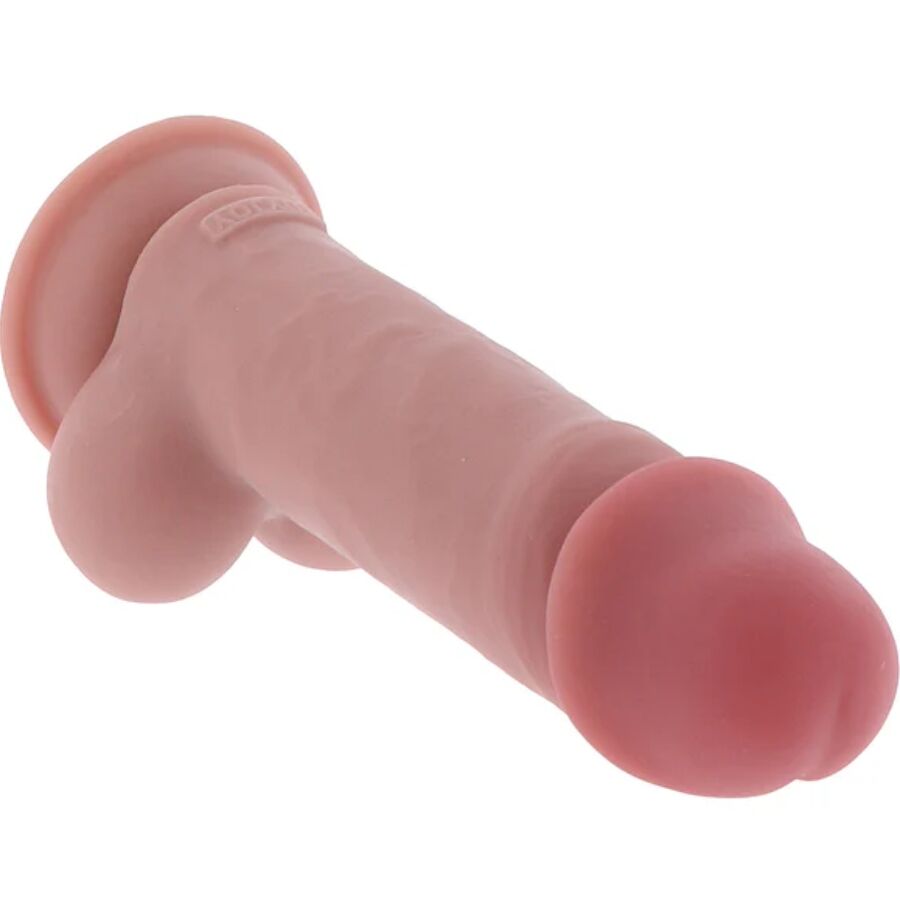 Gode réaliste Deluxe extra épais avec testicules 17 cm – Get Real — vue 3