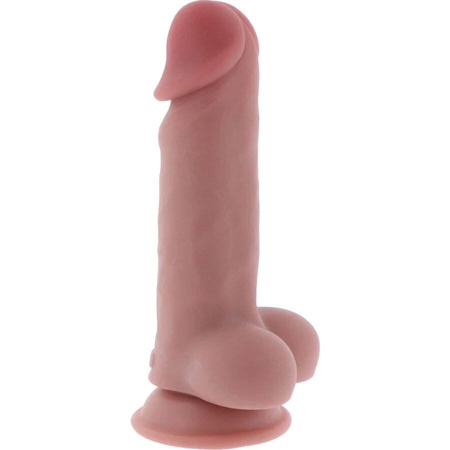 Gode réaliste Deluxe extra épais avec testicules 17 cm – Get Real — vue 2