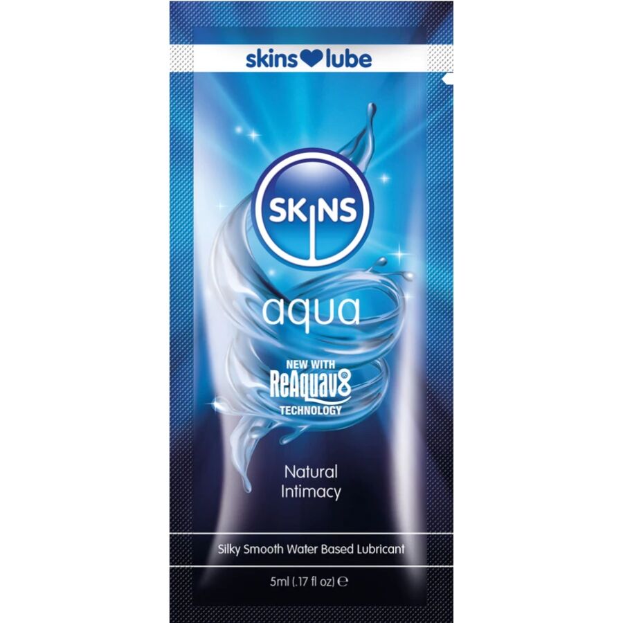Lubrifiant Aqua lubrifiant à base d'eau dose unique 5 ml – Skins