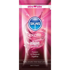 Lubrifiant Excite lubrifiant à base d'eau dose unique 5 ml – Skins