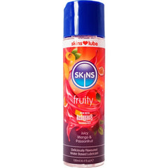 Lubrifiant fruité à base d'eau mangue & fruit de la passion 130 ml – Skins