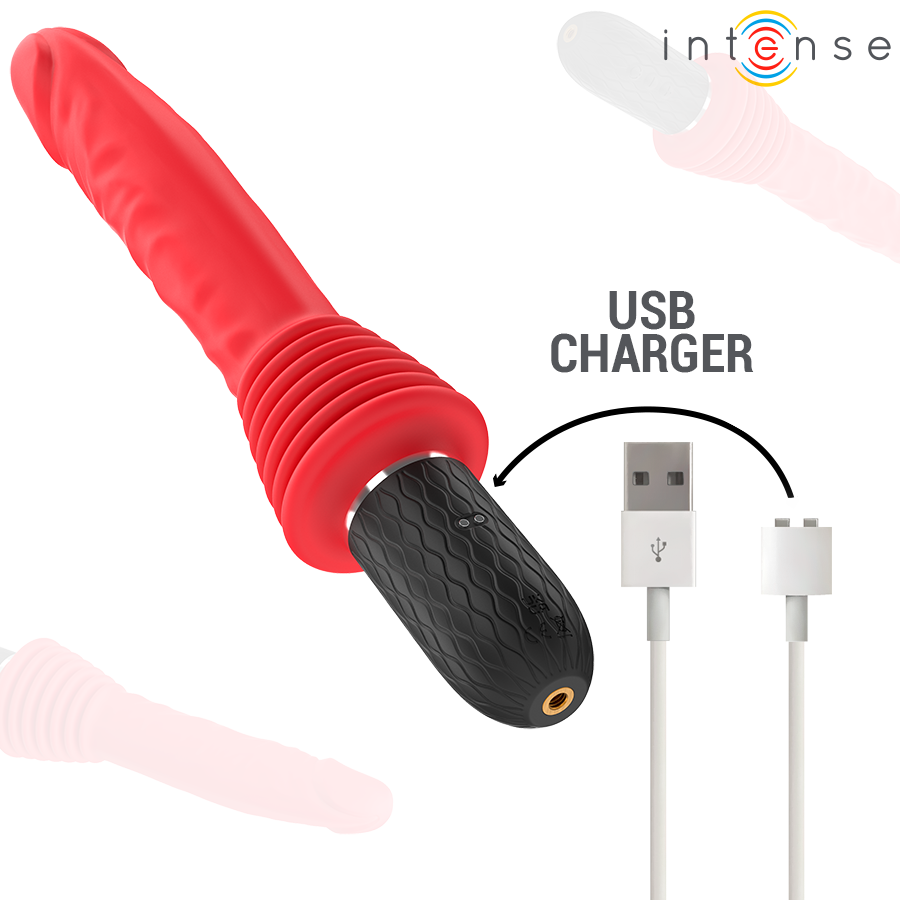 Vibromasseur à poussée chauffant Cynthia télécommandé – Intense – vue 10