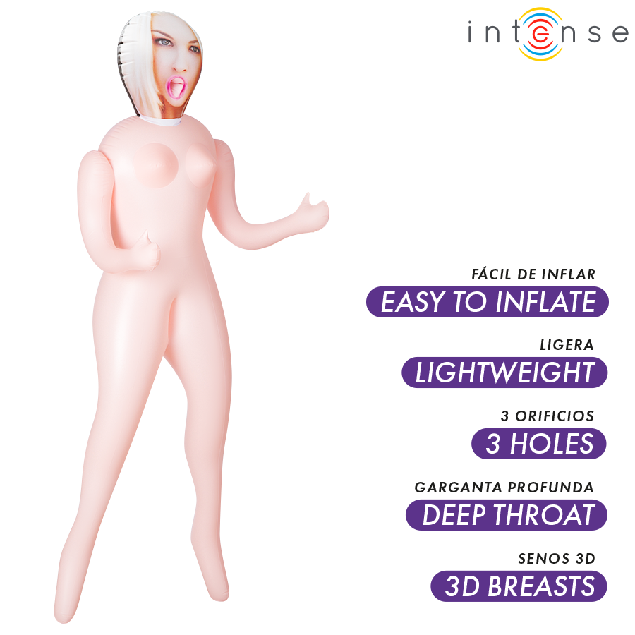 Poupée gonflable Irina 3 Ouvertures – Intense Bodies & Masturbators – vue 2