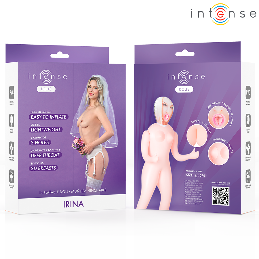 Poupée gonflable Irina 3 Ouvertures – Intense Bodies & Masturbators – vue 4