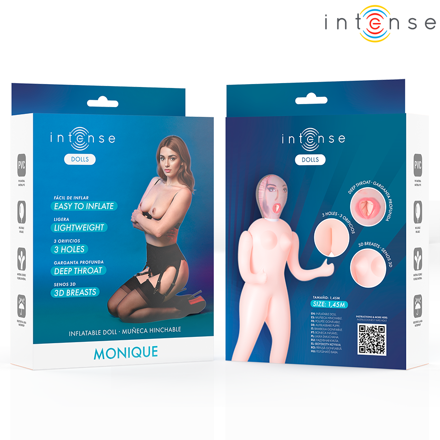 Poupée gonflable Monique 3 Ouvertures – Intense Bodies & Masturbators – vue 4