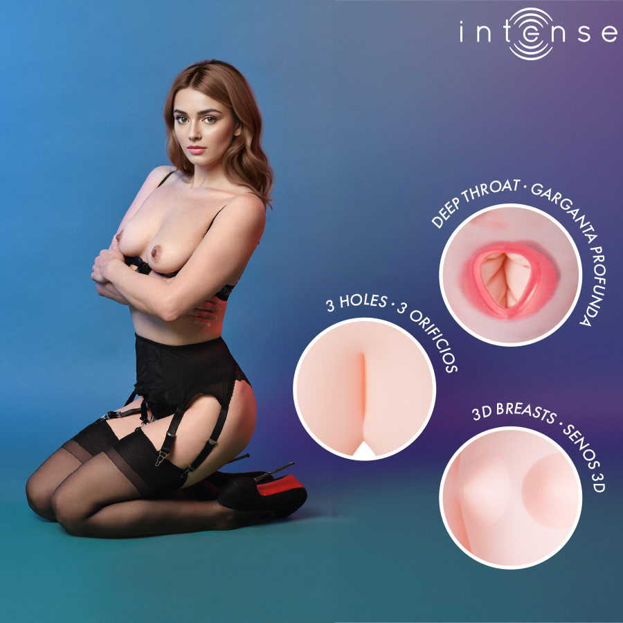 Poupée gonflable Monique 3 Ouvertures – Intense Bodies & Masturbators – vue 3