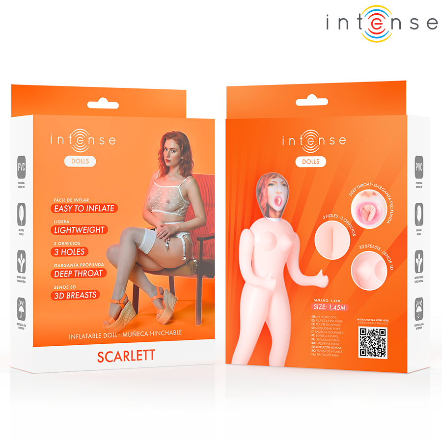 Poupée gonflable Scarlett 3 Ouvertures – Intense Bodies & Masturbators – vue 3