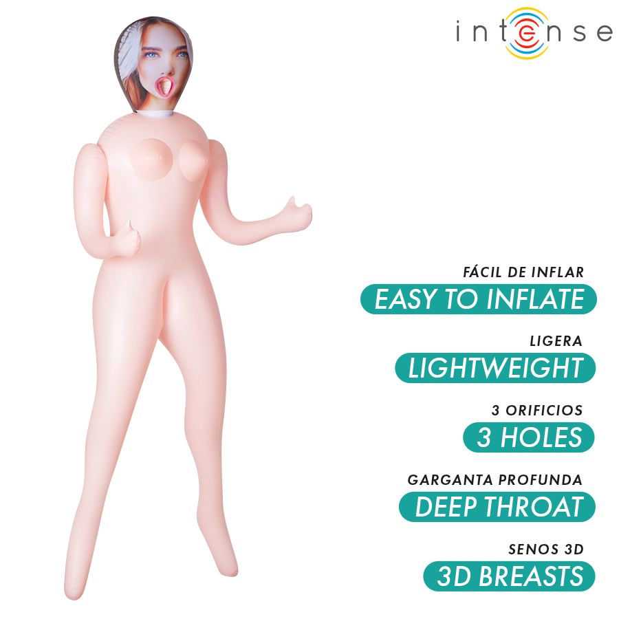 Poupée gonflable Nicole 3 Ouvertures – Intense Bodies & Masturbators – vue 2