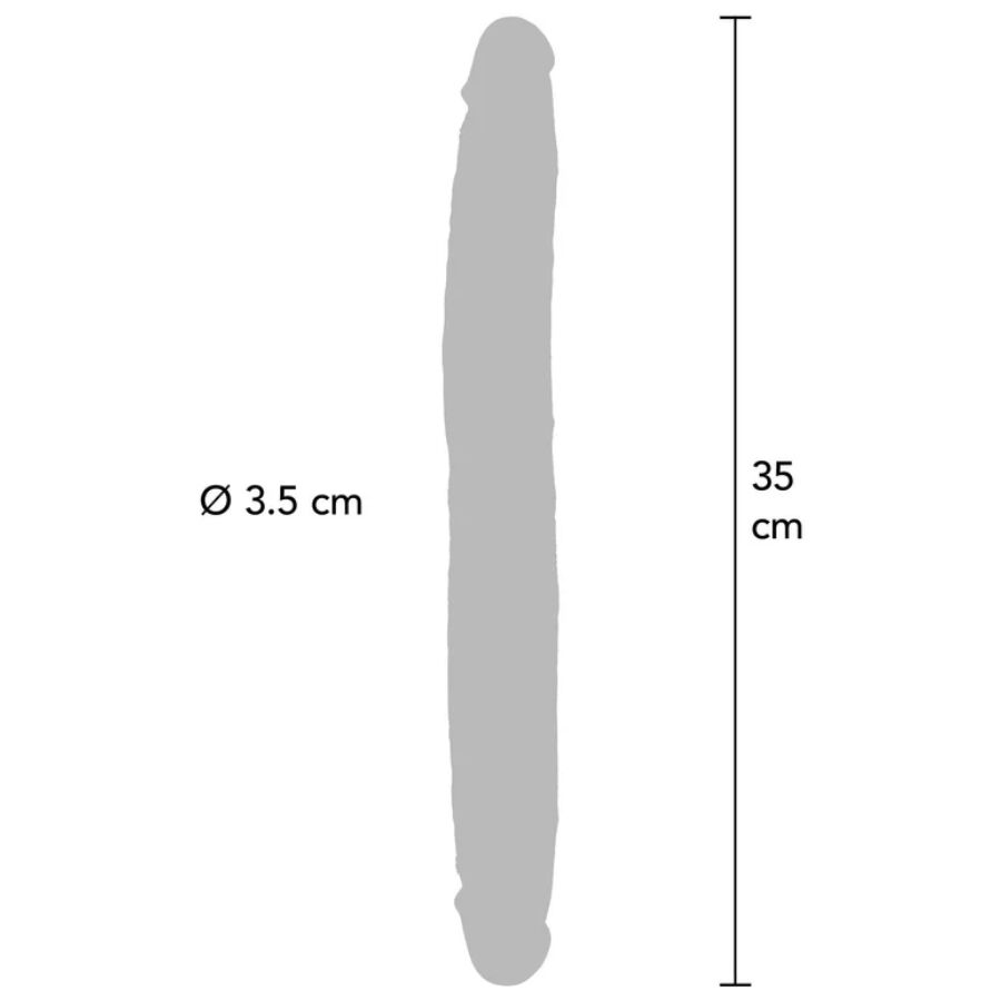 Double gode silicone 35 cm – Get Real — vue 3