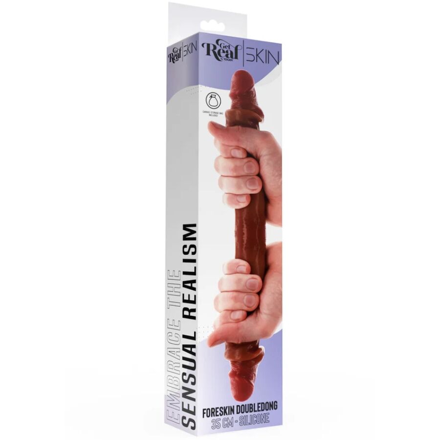 Double gode silicone 35 cm – Get Real — vue 4
