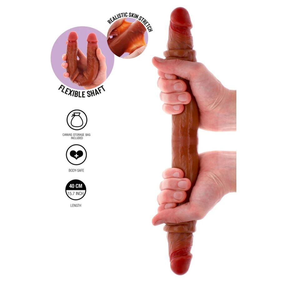 Double gode silicone 40 cm – Get Real — vue 2
