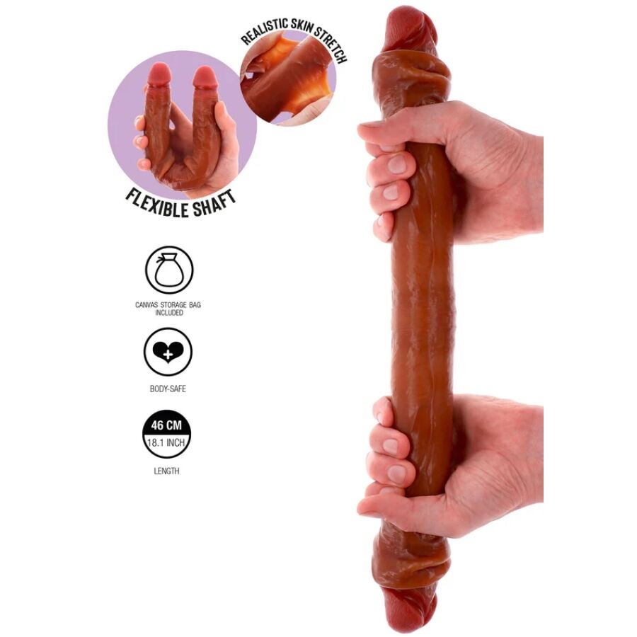Double gode silicone 46 cm – Get Real — vue 2