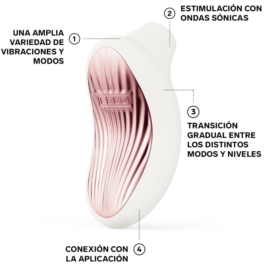 Stimulateur clitoridien LELO Sona 3 crème – vue 4
