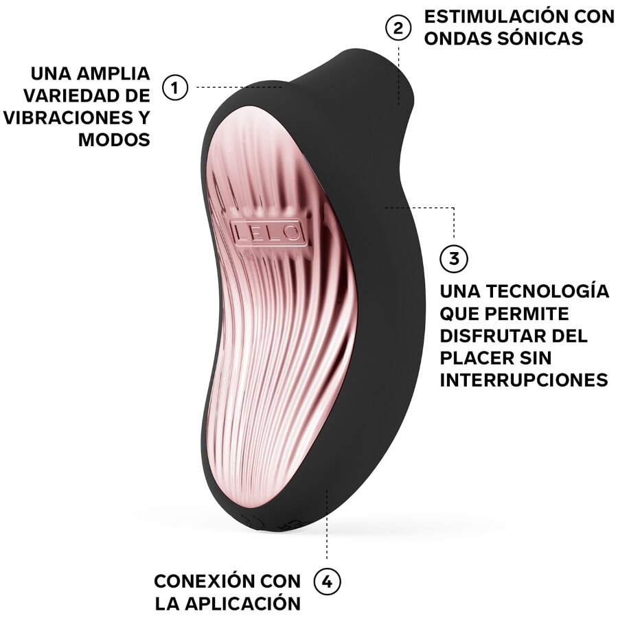 Stimulateur LELO Sona 3 Cruise noir – vue 4