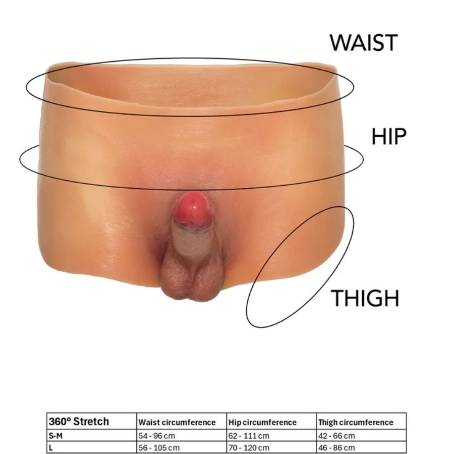 Boxer Alter Ego avec pénis de 18 cm, taille L – Hidden Desire — vue 5