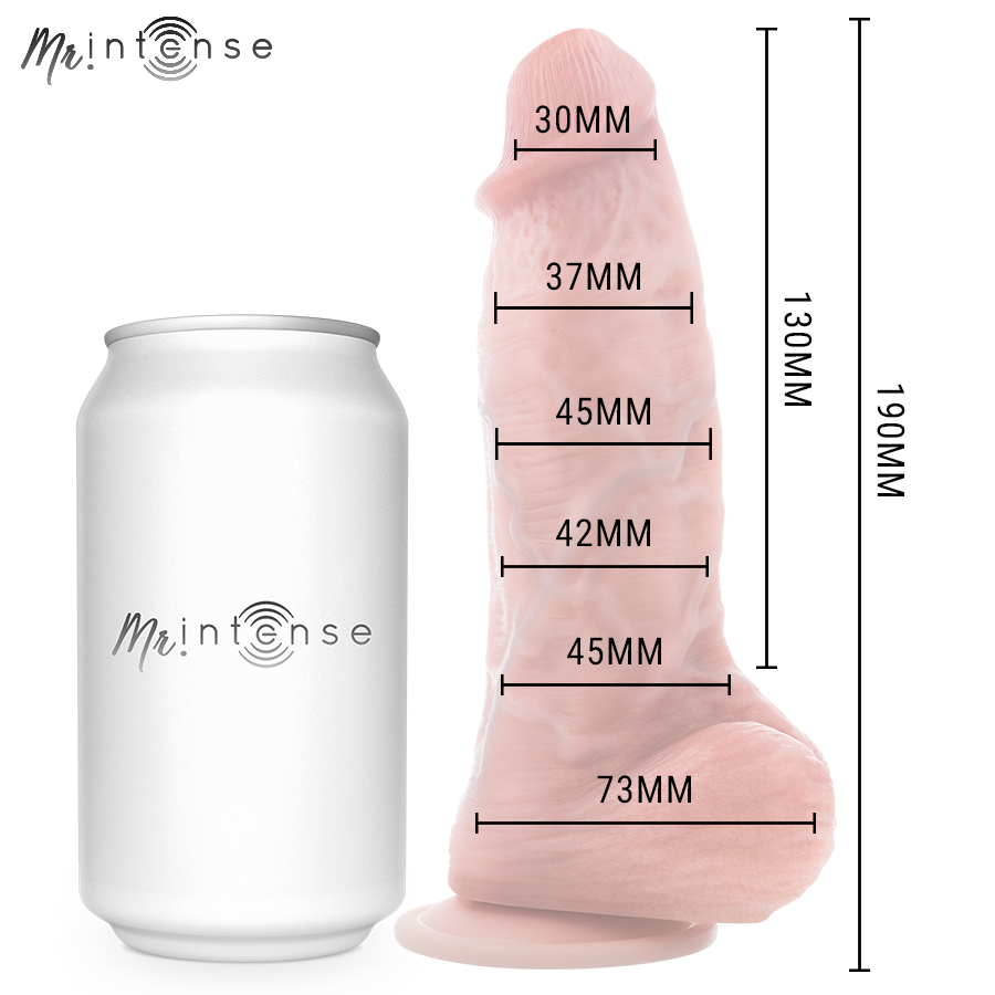 Gode réaliste Spencer petit 19 cm – Mr. Intense Dildos — vue 6