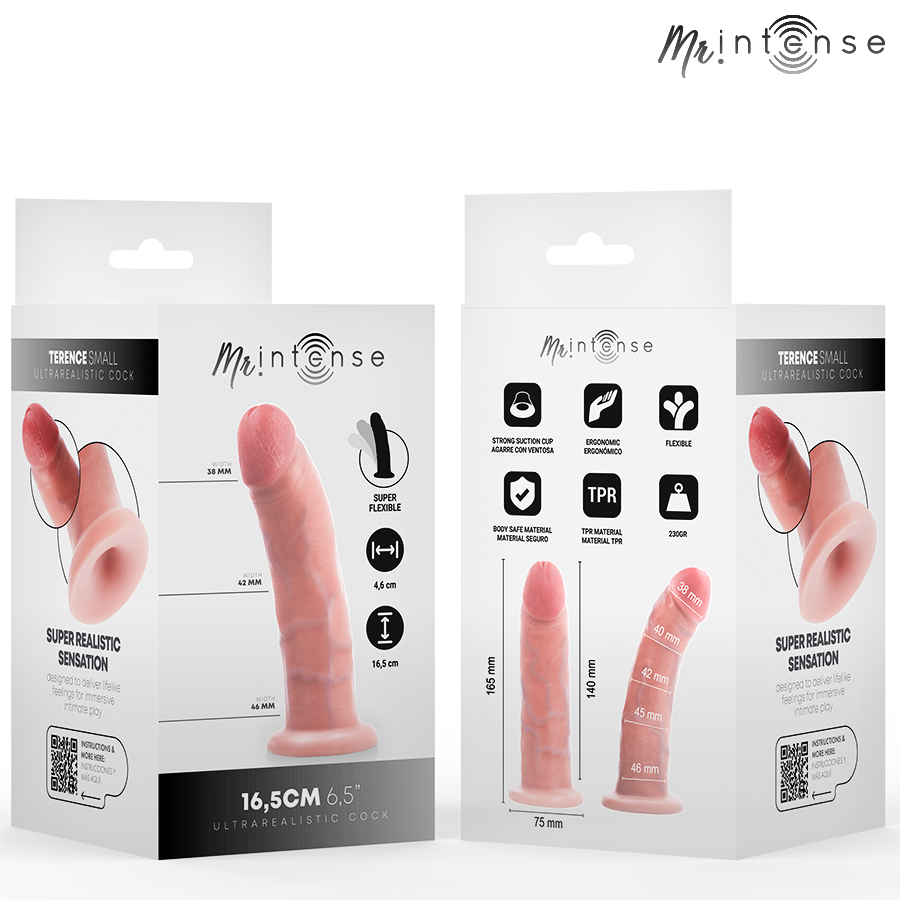 Gode réaliste Terence petit 16,5 cm – Mr. Intense Dildos — vue 3