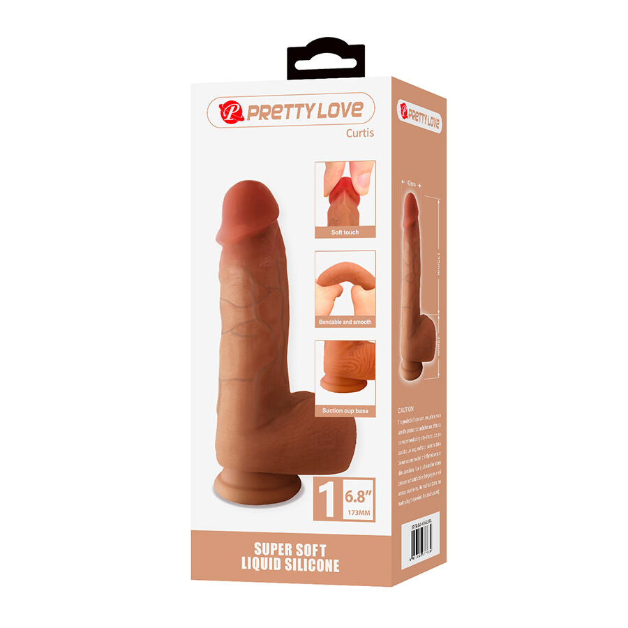 Gode réaliste Curtis 17,3 cm – Pretty Love — vue 10