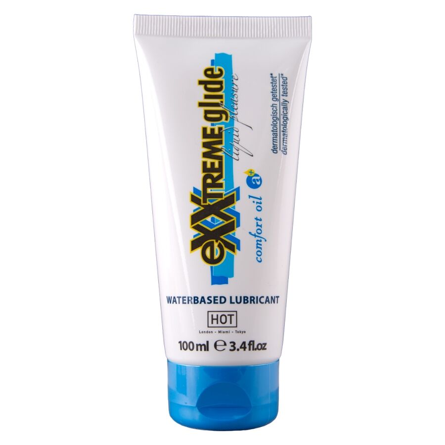 Lubrifiant Exxtreme glide lubrifiant à base d'eau + huile de confort a+ 100 ml – HOT