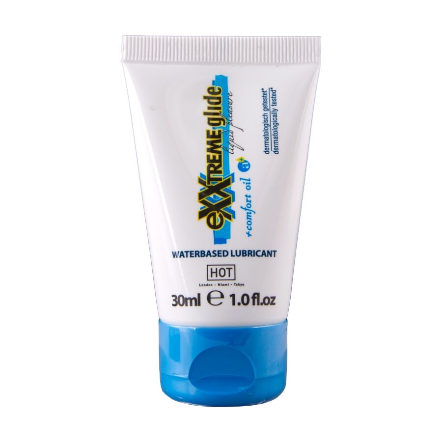 Lubrifiant Exxtreme glide lubrifiant à base d'eau + huile de confort a+ 30 ml – HOT