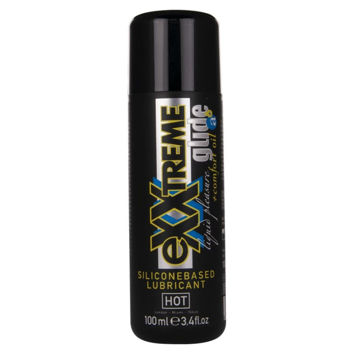 Lubrifiant Exxtreme Glide à base de silicone + huile de confort a+ 100 ml – HOT