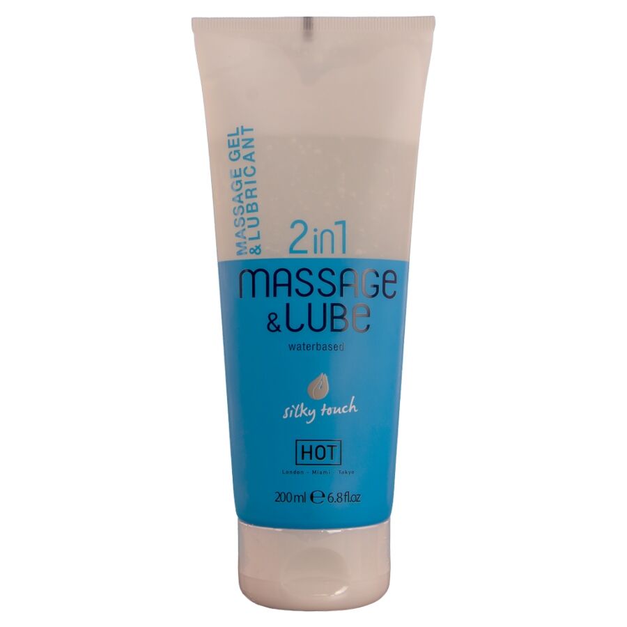 Gel de massage et de glisse 2 en 1, texture soyeuse, 200 ml – HOT