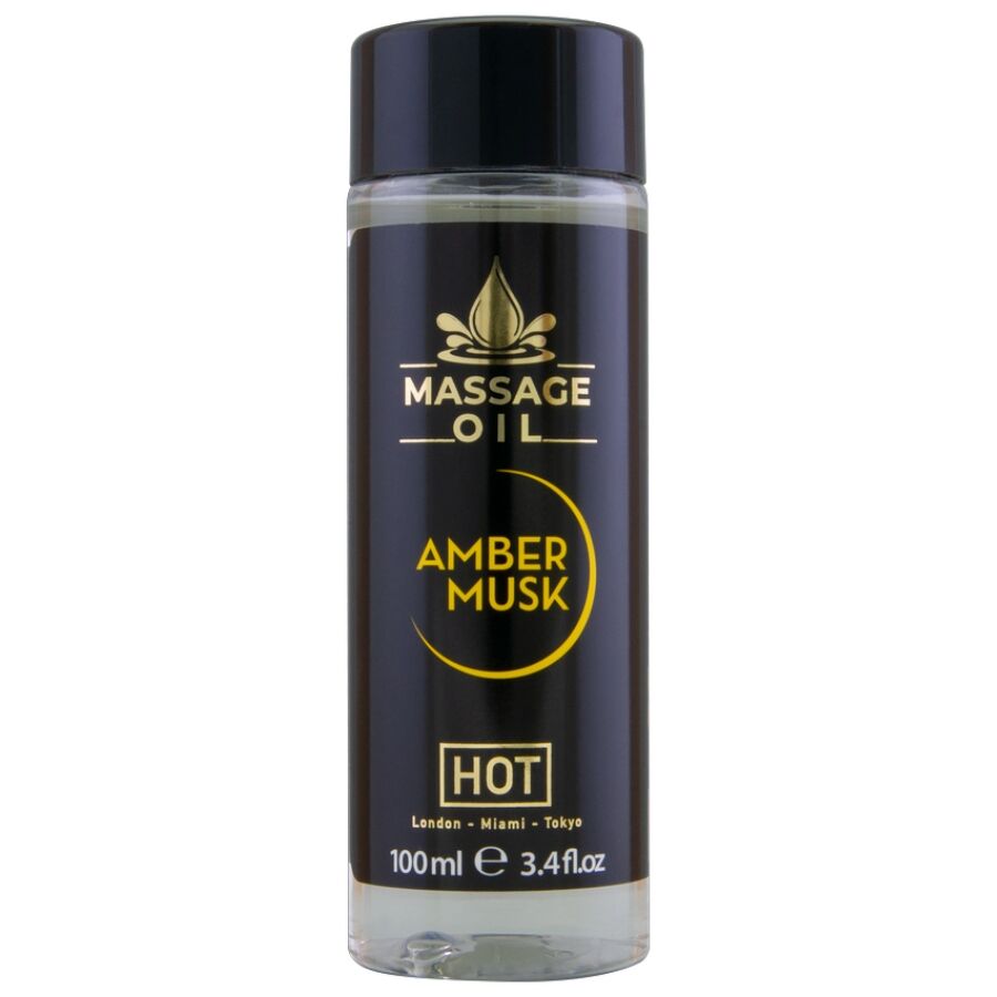 Huile de massage Ambre et Musc 100 ml – HOT – image 1