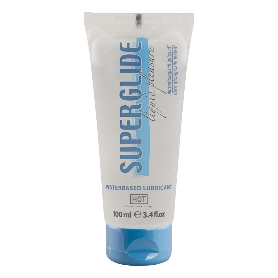 Lubrifiant Superglide liquid pleasure lubrifiant à base d'eau 100 ml – HOT