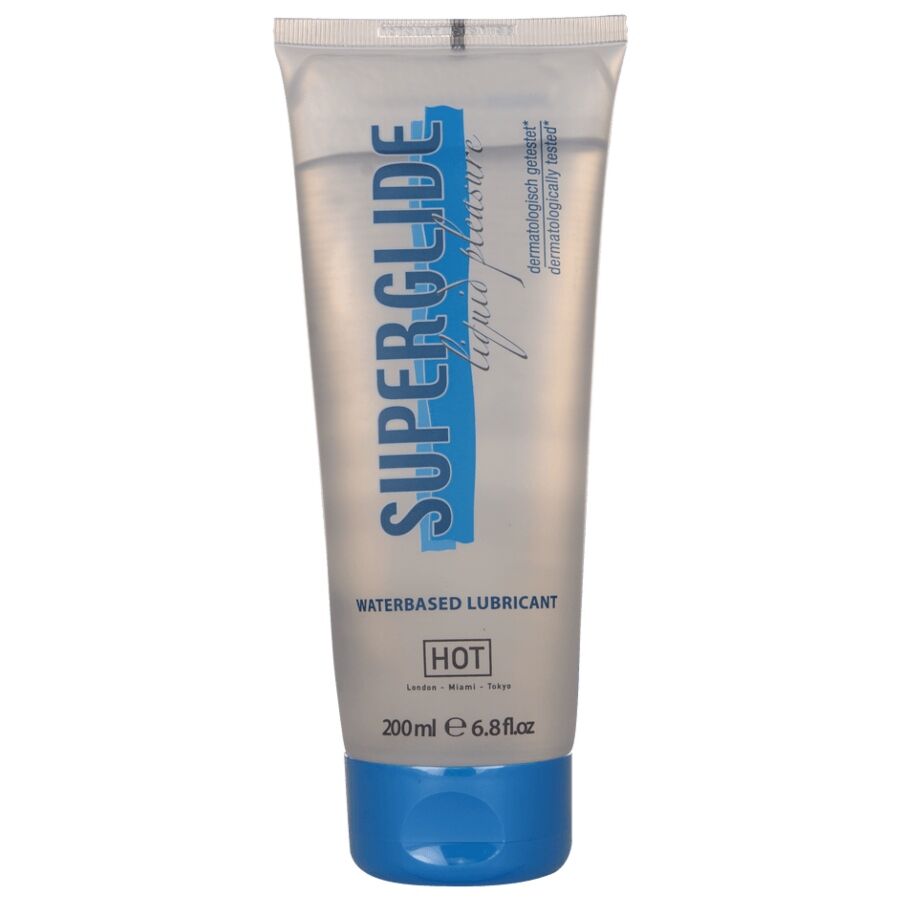 Lubrifiant Superglide liquid pleasure lubrifiant à base d'eau 200 ml – HOT
