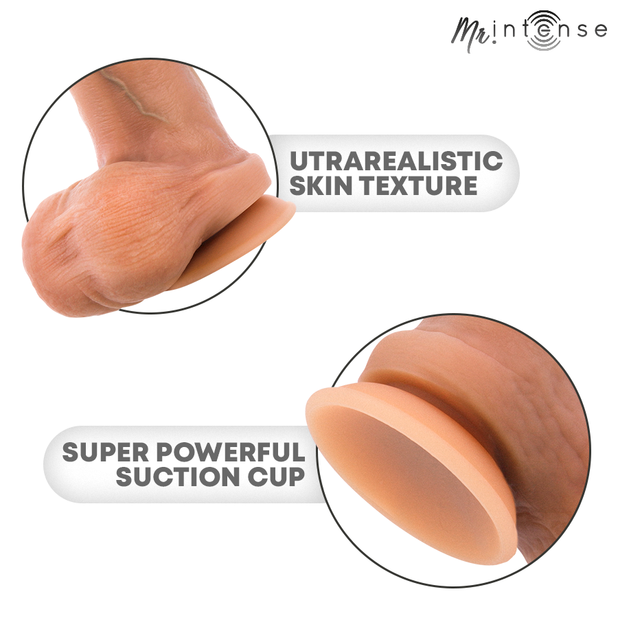 Gode réaliste Bruce S avec testicules 17,8 cm – Mr. Intense Dildos — vue 6