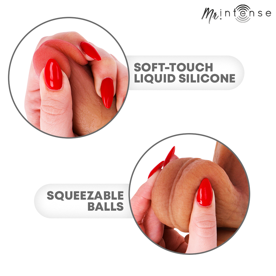 Gode réaliste Bruce M avec testicules 20 cm – Mr. Intense Dildos — vue 7