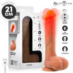 Gode vibrant réaliste chauffant Bradley 21 cm – Mr. Intense – vue principale sur fond blanc