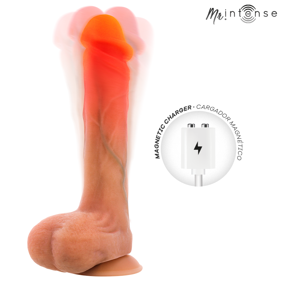 Gode vibrant réaliste chauffant Bradley 21 cm – Mr. Intense – vue 2