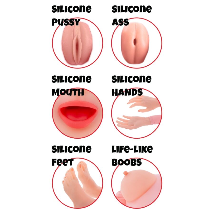 Poupée gonflable Lusty Lola 145 cm – Hidden Desire – vue 3