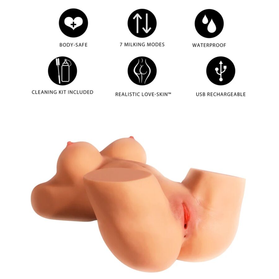 Torse réaliste Milking Mega Slut 22 kg – Hidden Desire – vue 8