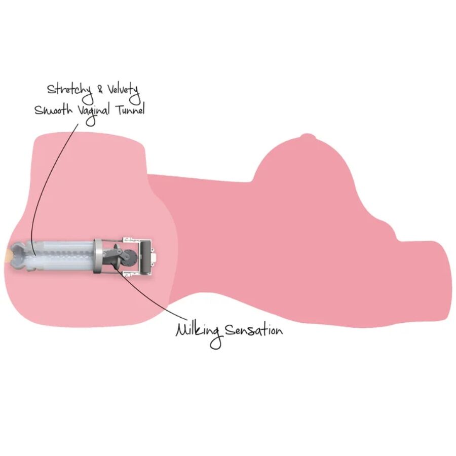 Torse réaliste Horny Milking Bitch 10 kg – Hidden Desire – vue 6