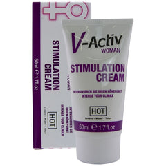 Soin stimulant intime CRÈME STIMULANTE V-ACTIV POUR FEMMES 50 ML – HOT
