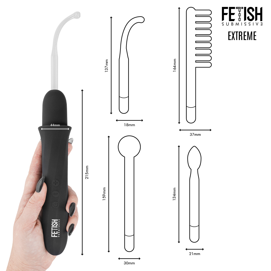Wand d’électrostimulation haute fréquence – Fetish Submissive — vue 6